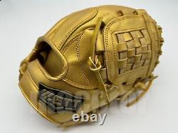 Japon Zett Special Pro Order 11.75 Infield Gants De Baseball Pure Gold Vente Rht