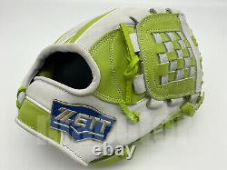 Japon Zett Special Pro Order 12 Infield Gants De Baseball Vert Clair Blanc Rht