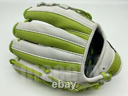 Japon Zett Special Pro Order 12 Infield Gants De Baseball Vert Clair Blanc Rht