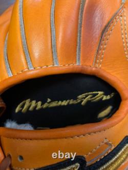 Mizuno Pro 11,25 pouces Gant de terrain intérieur droit Orange Boutique phare Limitée Japon