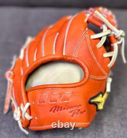 Mizuno Pro 11.5 pouces Infield Droit Orange Gant Limité Boutique phare Japon