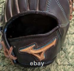 Mizuno pro 11.25 Champ intérieur Droit Noir 1AJGH22103 HAGA Japon Cuir KIP