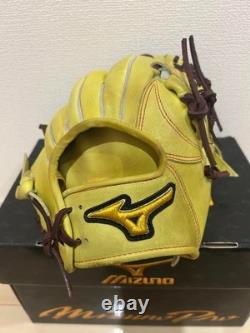 Mizuno pro 11.5 Champ intérieur droit Jaune Cuir KIP Boutique phare Limité