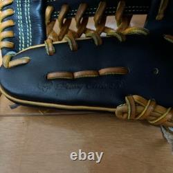 Mizuno pro 11.75 Infield Droit Noir Commande Personnalisée HAGA Japon
