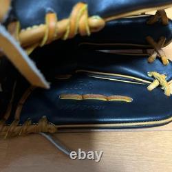 Mizuno pro 11.75 Infield Droit Noir Commande Personnalisée HAGA Japon