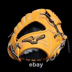 NOUVEAU ? Mizuno Pro Baseball Hard Glove HAGA JAPON Infield Commande Personnalisée JAPON