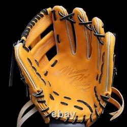 NOUVEAU ? Mizuno Pro Baseball Hard Glove HAGA JAPON Infield Commande Personnalisée JAPON