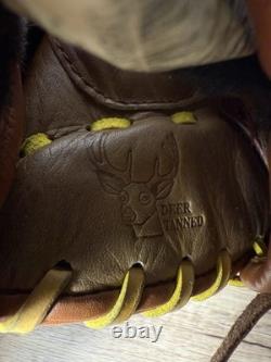 Nokona Nok 1150 Pro-hide Série Artisanale Cuir Personnalisé 11,5 Pouces Tanné au Cerf