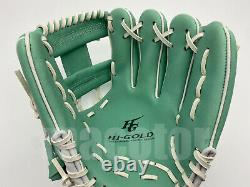 Nouveau Hi-gold Pro Order 11.5 Infield Gants De Baseball Tiffany Vert H-web Rht Rare