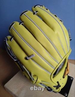 Nouveau MIZUNO Pro 11,5 pouces pour joueur de champ intérieur, droitier, jaune, boutique phare, édition limitée