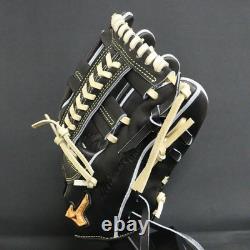 Nouveau Mizuno pro 11,25 Champ intérieur Droit Noir Commande personnalisée HAGA Japon