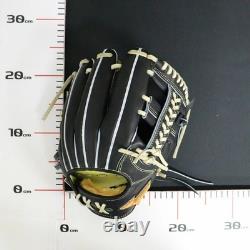 Nouveau Mizuno pro 11,25 Champ intérieur Droit Noir Commande personnalisée HAGA Japon