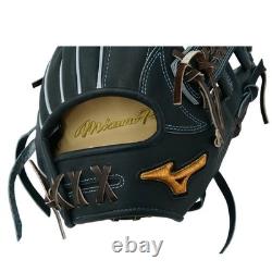 Nouveau Mizuno pro 11,75 Champ intérieur Droit Noir Commande personnalisée HAGA Japon