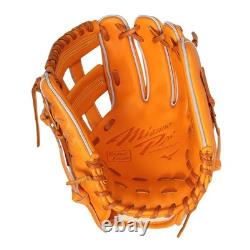 Nouveau gant Mizuno Pro 11,5 pour joueur de champ intérieur droitier, édition Crafted orange