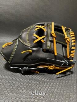 Nouveau gant de baseball Mizuno Pro 11,5 po pour l’infield, droitier, noir 1AJGH30003