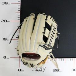 Nouveau gant de baseball Mizuno Pro 11,5 pouces pour champ intérieur, droitier, blonde, commande personnalisée HAGA Japon