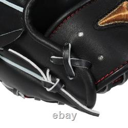 Nouveau gant de baseball Mizuno Pro 11,75 po pour l'infield, droitier, noir, édition Crafted 1AJGR31023