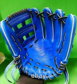 Nouveau gant de baseball Mizuno pro 11,75 pouces infield droit bleu commande spéciale HAGA Japon