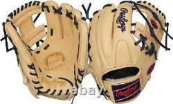 Nouveau gant de baseball Rawlings Pro Preferred 11.5 RHT pour joueur d'inférieur Brn/Blk PROS204-2C