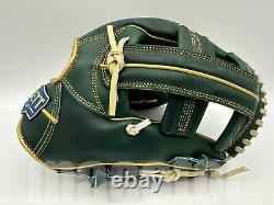 Nouveau gant de baseball ZETT Pro Model 12 Infield vert or RHT NPB Japon