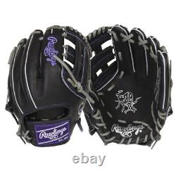 PRO204-6COL-Lancer de la main droite Rawlings Heart of the Hide Baseball des Colorado Rockies