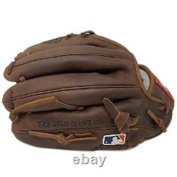 PRO205-9-Lanceur droit Rawlings Timberglaze 11.75 pouces Gant de baseball avec toile fermée