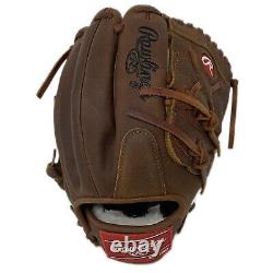 PRO205-9-Lanceur droit Rawlings Timberglaze 11.75 pouces Gant de baseball avec toile fermée