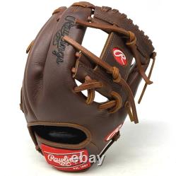 PRO205-Lancer de la main droite Rawlings Heart of the Hide 11,75 pouces Gant de baseball avec toile en forme de I