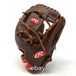 PRO205-Lancer de la main droite Rawlings Heart of the Hide 11,75 pouces Gant de baseball avec toile en forme de I