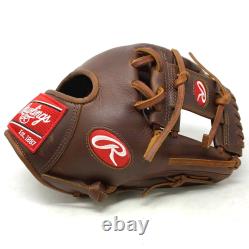 PRO205-Lancer de la main droite Rawlings Heart of the Hide 11,75 pouces Gant de baseball avec toile en forme de I