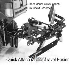 Pro Infield Groomer PR90 BigBoy Montage Direct Quick Attach, Traîneau de Baseball Infield
