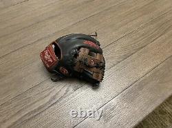 Pro Issue Rawlings Pro Preferred 12 I Web Baseball Glove Black Brown