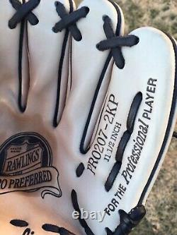 Rawlings 11.5 Pro Preferred Pro207-2kp Baseball Glove Barely Used Deer Tanned