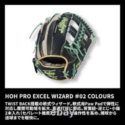 Rawlings Baseball HOH PRO EXCEL Wizard #02 Infield 11.5 GR5FHW2CCK4MG Marine/ Gris