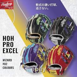 Rawlings Baseball HOH PRO EXCEL Wizard #02 Infield 11.5 GR5FHW2CCK4MG Marine/ Gris