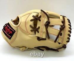 Rawlings Gold Glove Club 12 Gant de Baseball Infield Or Camel Droit Main Gauche Pro Grade Japon