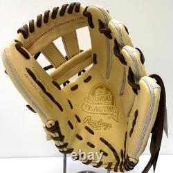 Rawlings Gold Glove Club 12 Gant de Baseball Infield Or Camel Droit Main Gauche Pro Grade Japon