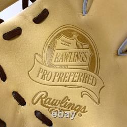 Rawlings Gold Glove Club 12 Gant de Baseball Infield Or Camel Droit Main Gauche Pro Grade Japon