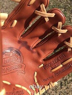 Rawlings Pros12icbr 11.25 Pro Preferred Baseball Glove Rht Righty Throwers Euc