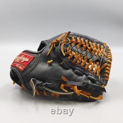 Rawlings R-5PRO Baseball Hardball pour Infield Noir / Niveau Lycée