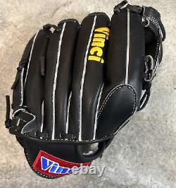 Série limitée Vinci Pro JV26 Black 11.5 pouces Gant de baseball infield personnalisé