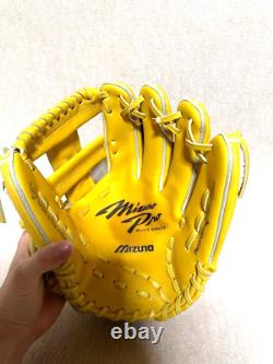 Technologie centrale de doigt Mizuno Pro 1AJGH16023 Gant de baseball en cuir pour joueur d'intérieur