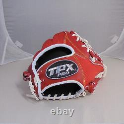 Tpx Pro 12 Leather Red Infield I Gants De Baseball À Main Droite Sur Le Web