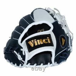 Vinci Pro Cp Leather Series Jv20 Marine Et Blanc Gants De Baseball De 11,5 Pouces