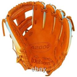 Wilson A2000 1786SS BL Exclusif DAYDREAM Gant de baseball intérieur 11,5 po #18
