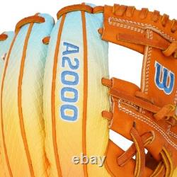 Wilson A2000 1786SS BL Exclusif DAYDREAM Gant de baseball intérieur 11,5 po #18