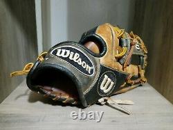 Wilson A2000 1788 11.25 Pro Stock Gants De Baseball Rht Noir Brun