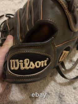 Wilson A2000 PP05 11,5 gant de baseball en cuir Pro Stock pour lanceur droitier