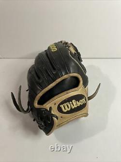 Wilson A2000 Pro Stock 1786 Rht Infielder 11,5 Balle De Baseball Gant De Bronzage Noir