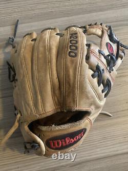Wilson A2000 Pro Stock Infield Baseball Infield Gants Tan, Taille 11,5